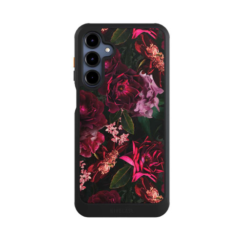 Samsung Galaxy A16 5G NIVOcore Fleurs rouge foncé et roses