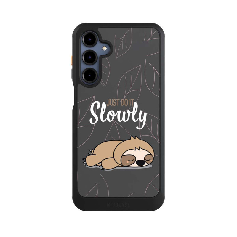 Galaxy A16 5G NIVOcore Just Do It Slowly Sloth Grey