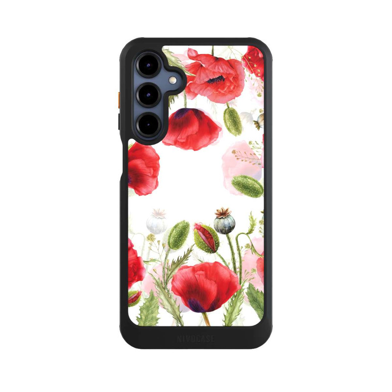 Galaxy A16 5G NIVOcore Cadre coquelicots