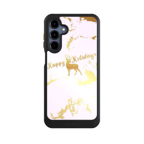 Samsung Galaxy A16 5G NIVOcore Happy Holidays Reindeer Gold