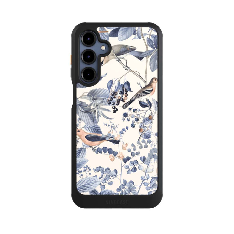Galaxy A16 5G NIVOcore Oiseaux Et Baies en Beige