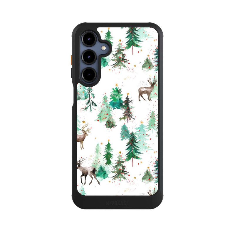 Galaxy A16 5G NIVOcore Cerfs et arbres de Noël d'hiver