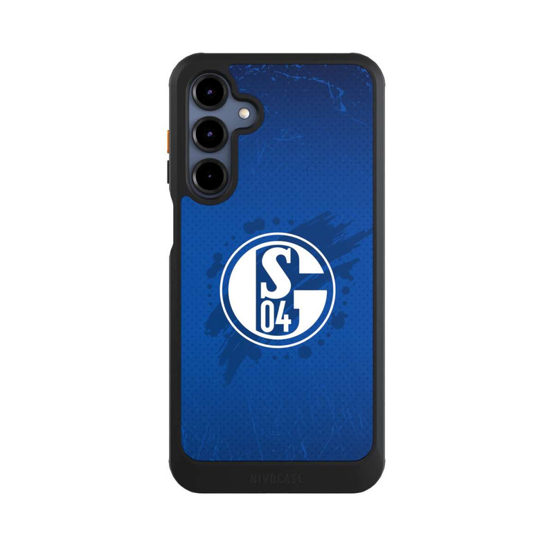 Galaxy A16 5G NIVOcore Schalke 04 Farbe Fleck Blau