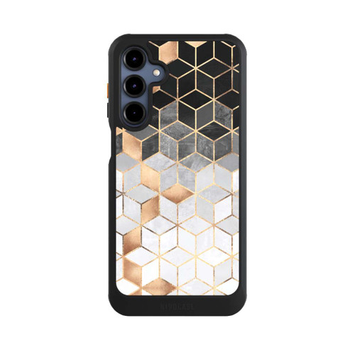 Samsung Galaxy A16 5G NIVOcore Würfel dunkel und gold