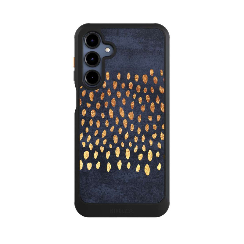 Galaxy A16 5G NIVOcore Pattern Play-Gold and Navy