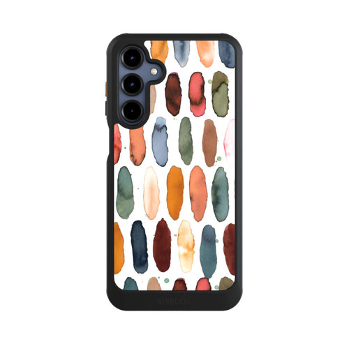 Samsung Galaxy A16 5G NIVOcore Aquarellstriche aus mineralischem Terrakotta