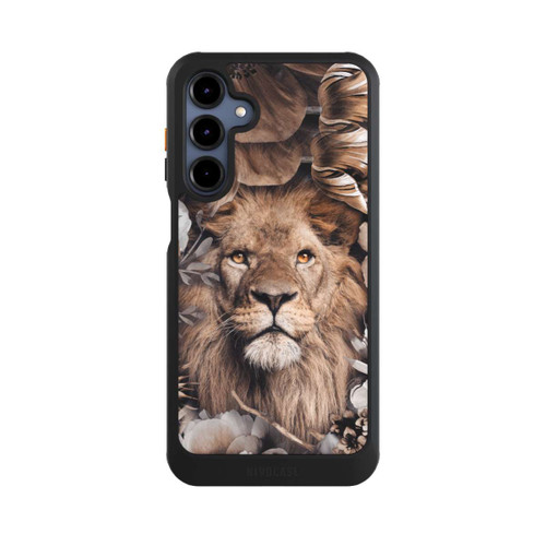 Samsung Galaxy A16 5G NIVOcore Löwe Blumenrahmen Beige