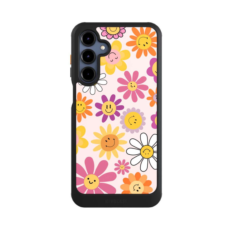 Galaxy A16 5G NIVOcore Smiles Pink Flowers