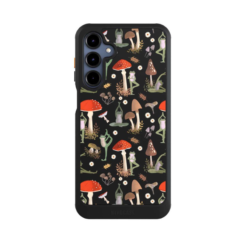 Galaxy A16 5G NIVOcore Yoga-Frösche mit Pilzen