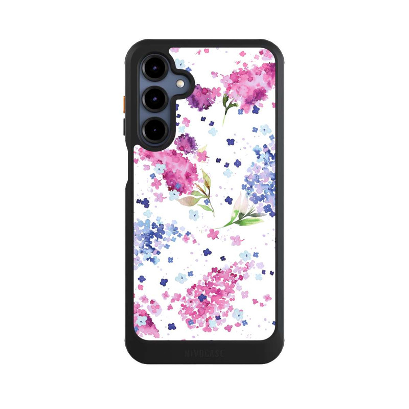 Galaxy A16 5G NIVOcore Hortensias Floraux Lilas Rose