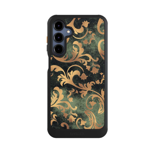 Samsung Galaxy A16 5G NIVOcore Damask Wallpaper Dark Green