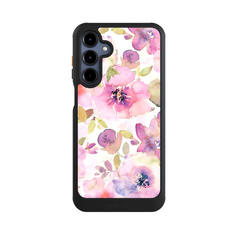Galaxy A16 5G NIVOcore Papier Peint Fleurs Roses