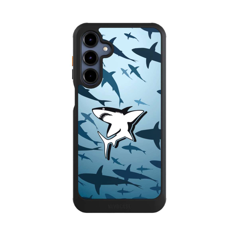 Galaxy A16 5G NIVOcore Haie Muster Blau