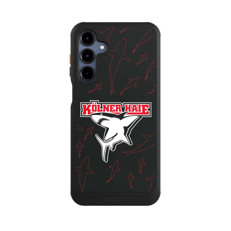 Galaxy A16 5G NIVOcore Haie Muster Rot