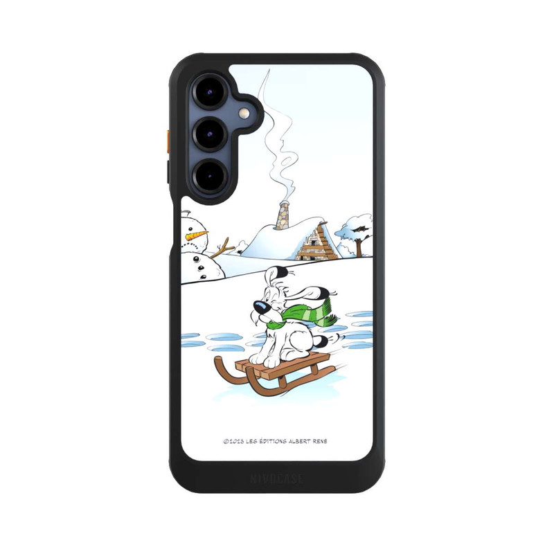 Galaxy A16 5G NIVOcore Idefix rides a sleigh