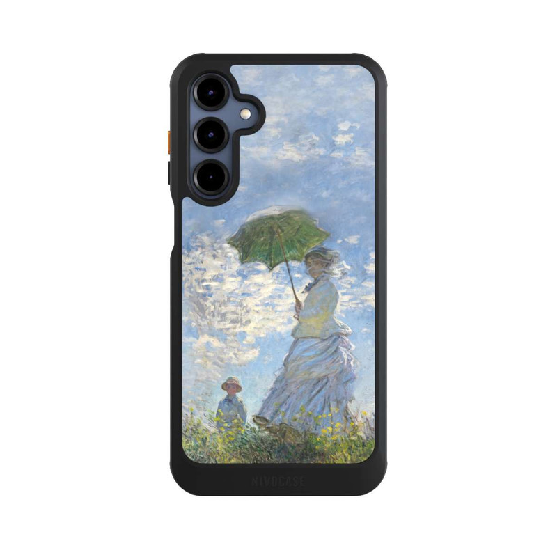 Galaxy A16 5G NIVOcore Frau mit Sonnenschirm - Monet
