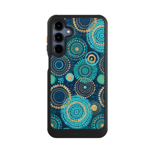 Samsung Galaxy A16 5G NIVOcore Blockprint India Teal Gold