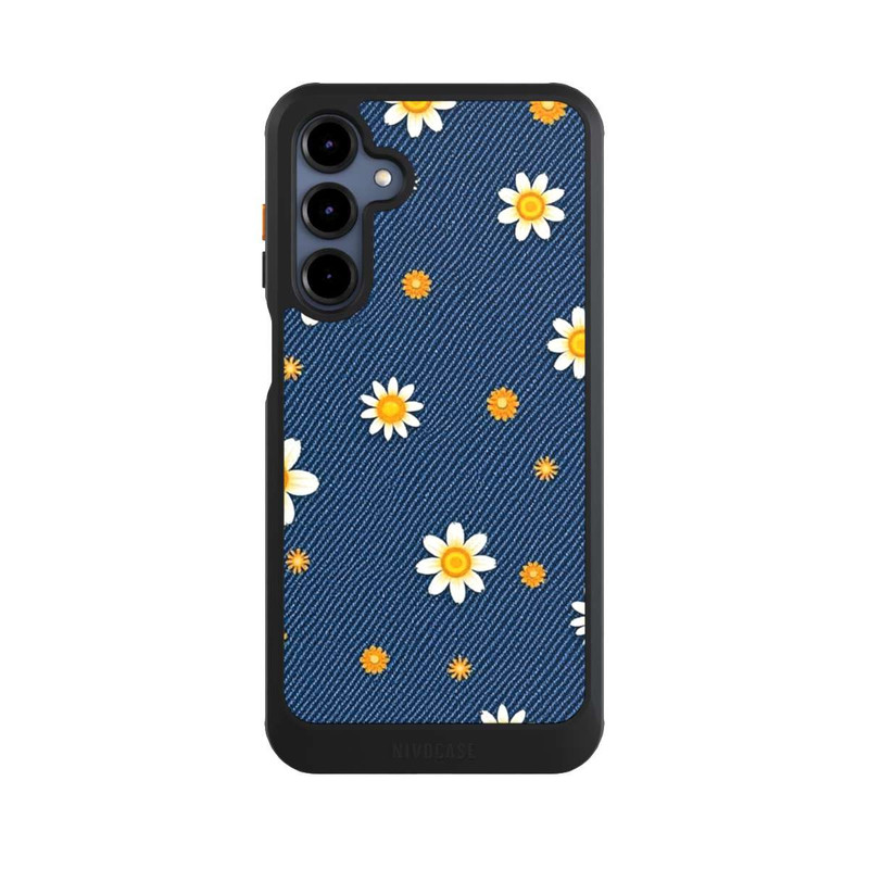 Galaxy A16 5G NIVOcore Jeans Flowers with AI