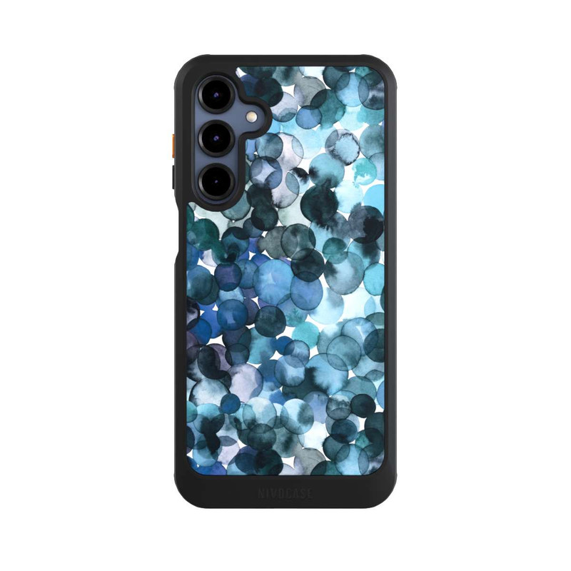 Galaxy A16 5G NIVOcore Watercolor Dots Blue Pattern
