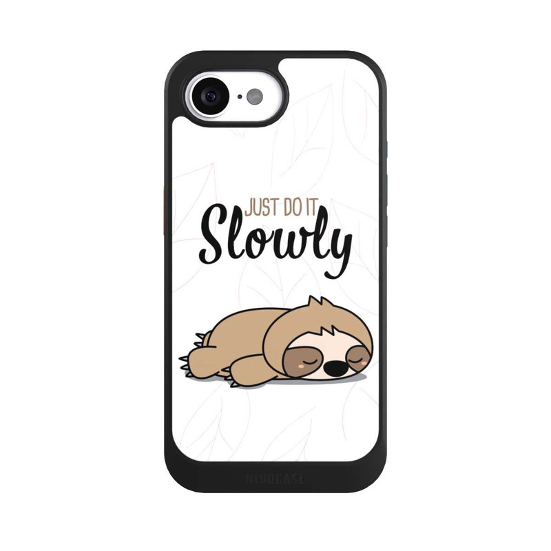 iPhone 16e NIVOcore Just Do It Slowly Sloth