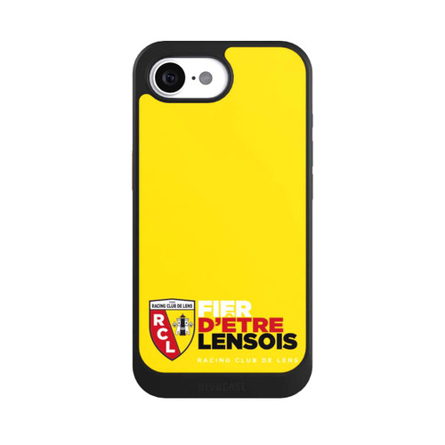 Apple iPhone 16e NIVOcore Fond Logo RCL Jaune