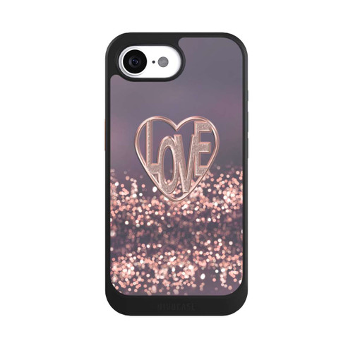 Apple iPhone 16e NIVOcore Love Glitter Pink