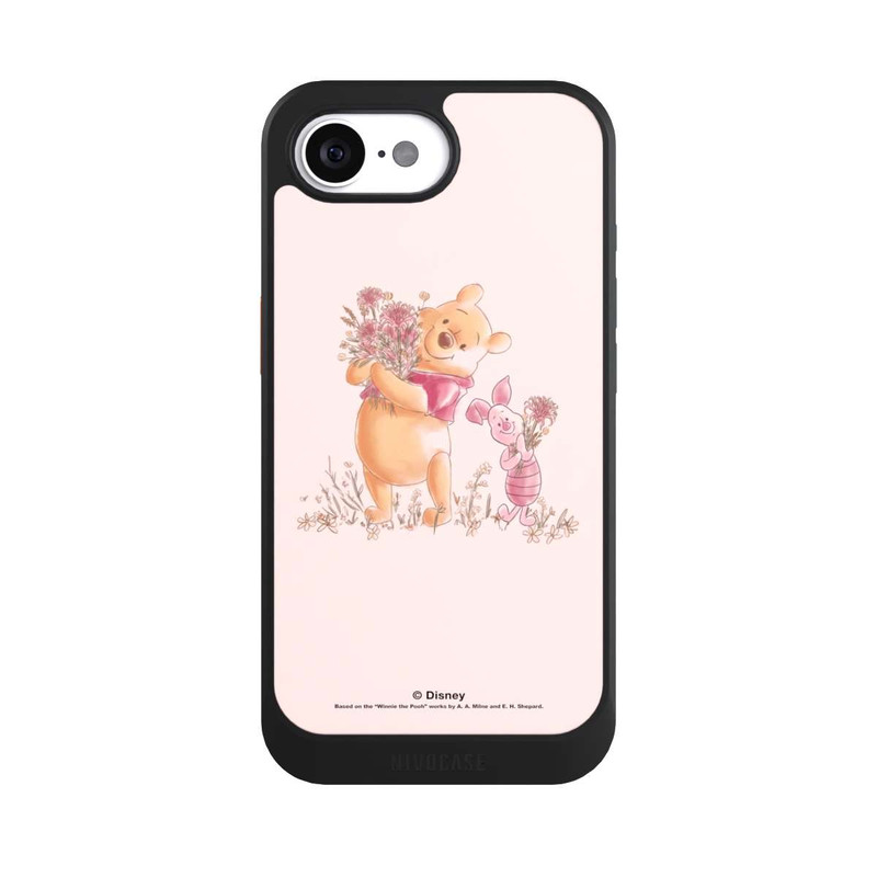 iPhone 16e NIVOcore Winnie Puuh and Ferkel Blumen