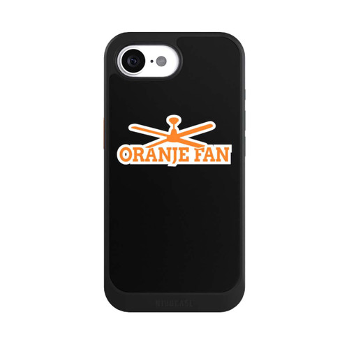 Apple iPhone 16e NIVOcore Oranje Fan Black