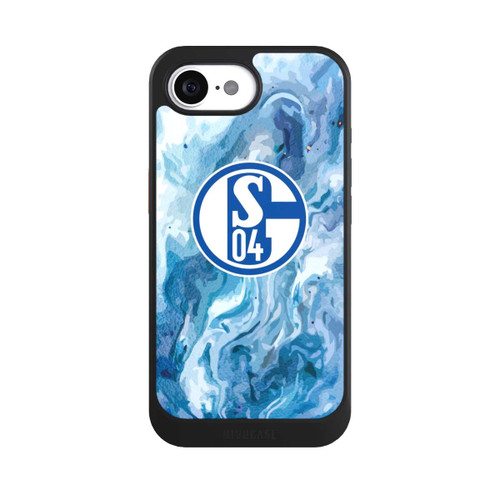 Apple iPhone 16e NIVOcore Schalke 04 Flüssig Blau