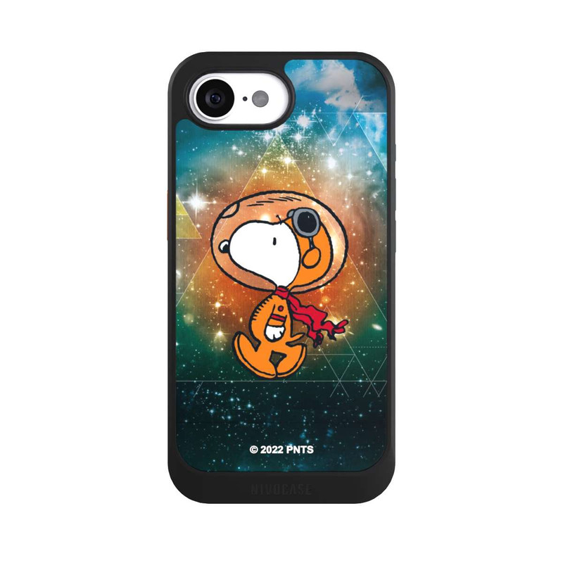 iPhone 16e NIVOcore Snoopy Weltraumreisender Grün