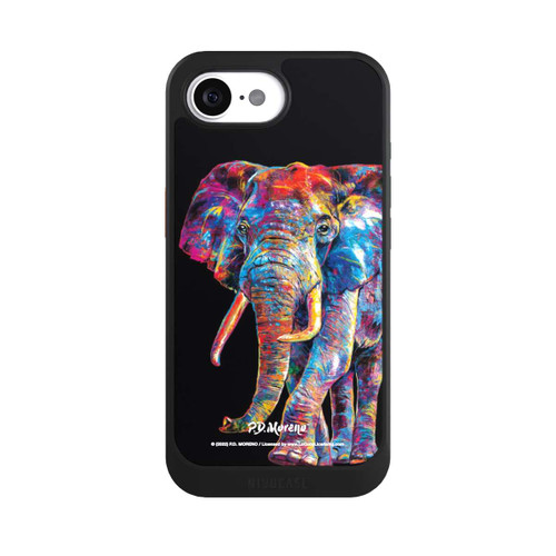 Apple iPhone 16e NIVOcore Elephant Art By P.D. Moreno