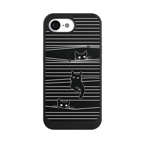 Apple iPhone 16e NIVOcore Cats Peeping