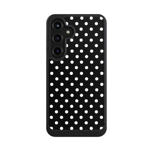 Samsung Galaxy S25+  NIVOcore Polka Dots Schwarz und Weiß
