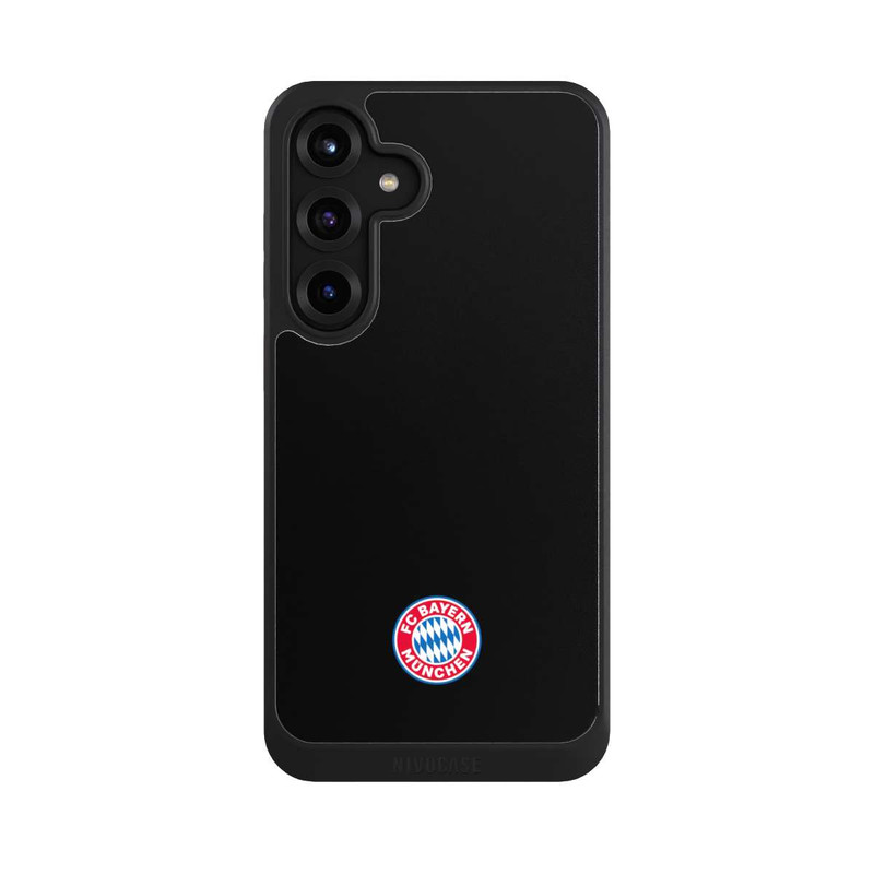 Galaxy S25 + NIVOcore Classic FCB Logo - colorful on black