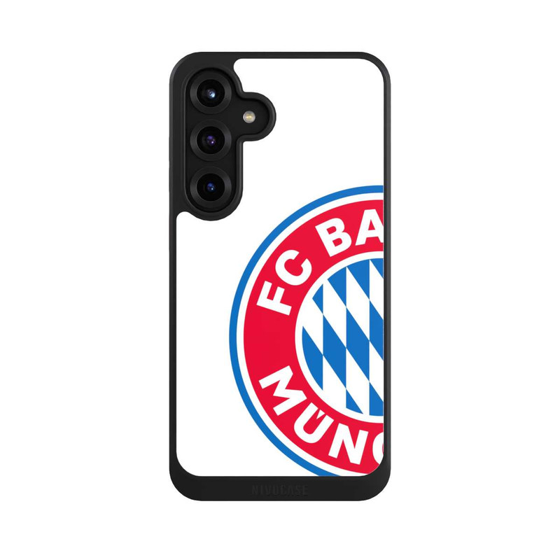 Galaxy S25 + NIVOcore Großes FCB Logo Weiß
