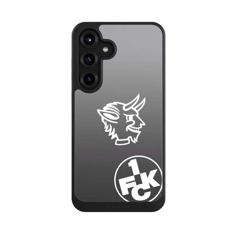 Galaxy S25 + NIVOcore Teufelskopf FCK auf Schwarz