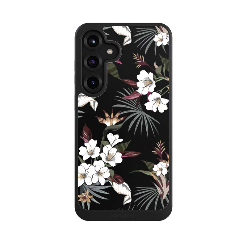Galaxy S25 + NIVOcore Flowers Black