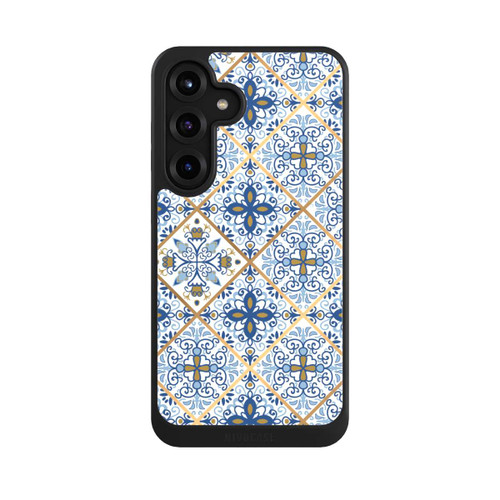 Samsung Galaxy S25+  NIVOcore Mosaic Blue-Gold Look