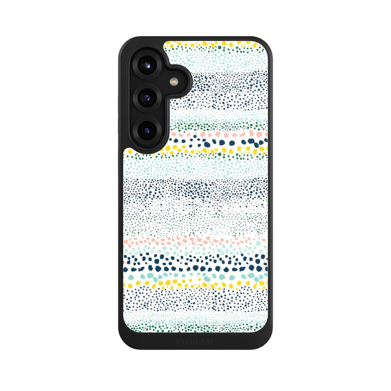 Galaxy S25 + NIVOcore Petits Points Blanc Texturé
