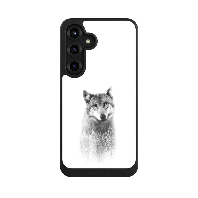 Galaxy S25 + NIVOcore Le loup et la forêt