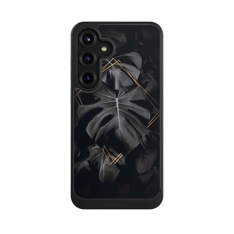 Galaxy S25 + NIVOcore Feuilles noires