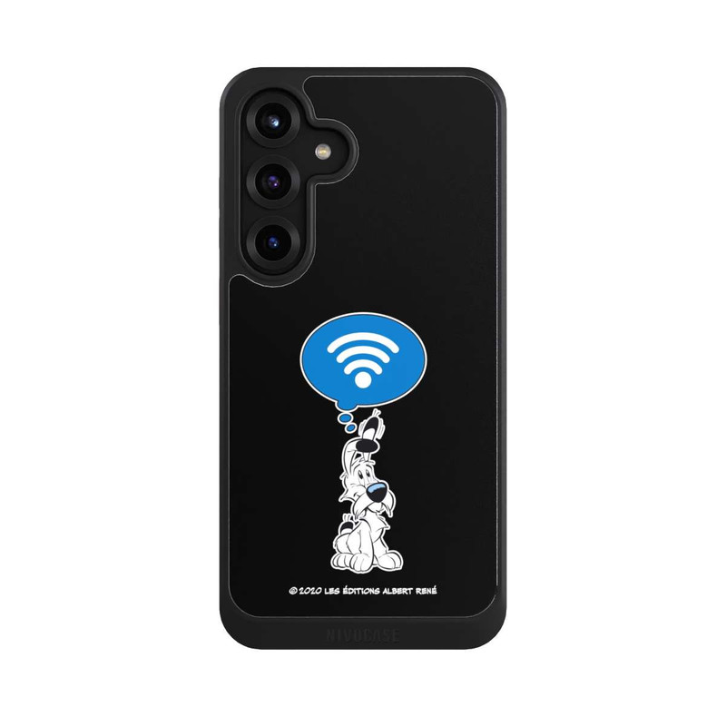 Galaxy S25 + NIVOcore Idéfix WI-FI Sur Fond Noir