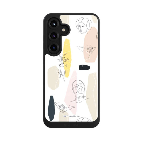 Samsung Galaxy S25+  NIVOcore Helle Seite Line Art