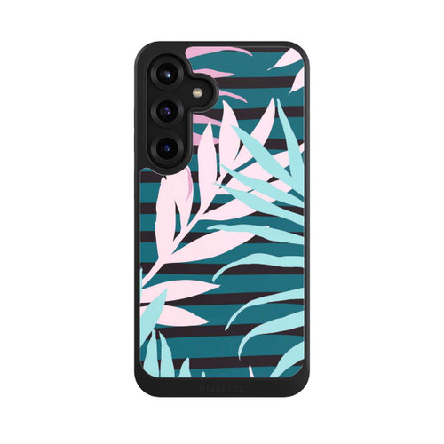Samsung Galaxy S25+  NIVOcore Pastel Jungle Leaves Pink Teal Seamless