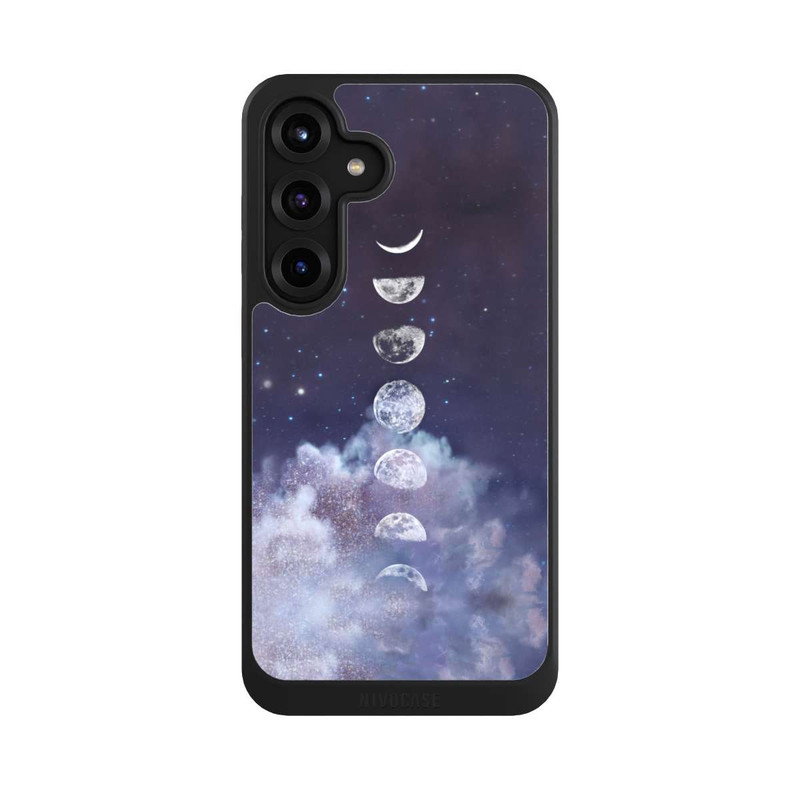 Galaxy S25 + NIVOcore Mondphasen auf dem Mond