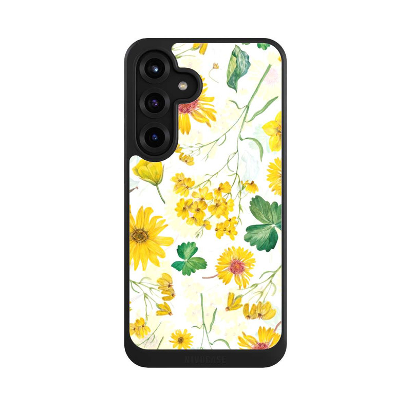 Galaxy S25 + NIVOcore Fleurs Jaunes du Printemps