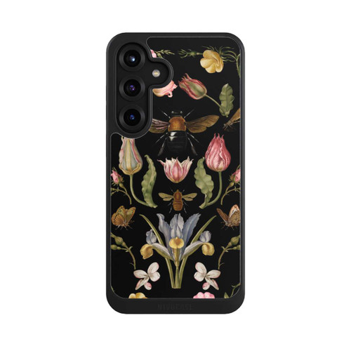 Samsung Galaxy S25+  NIVOcore Wildblumen und Biene Schwarz