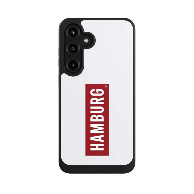 Galaxy S25 + NIVOcore HSV Hambourg rouge et blanc
