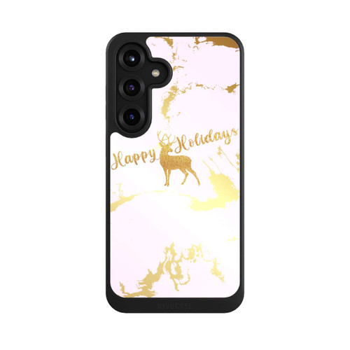 Samsung Galaxy S25+  NIVOcore Happy Holidays Reindeer Gold