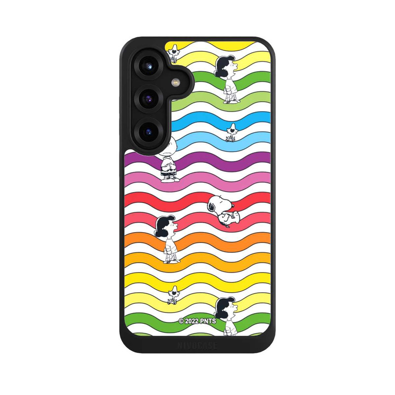 Galaxy S25 + NIVOcore Snoopy Pattern Rainbow